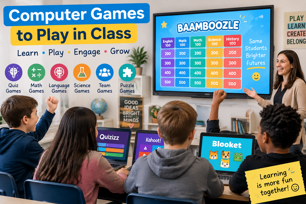 Computer Games to Play in Class